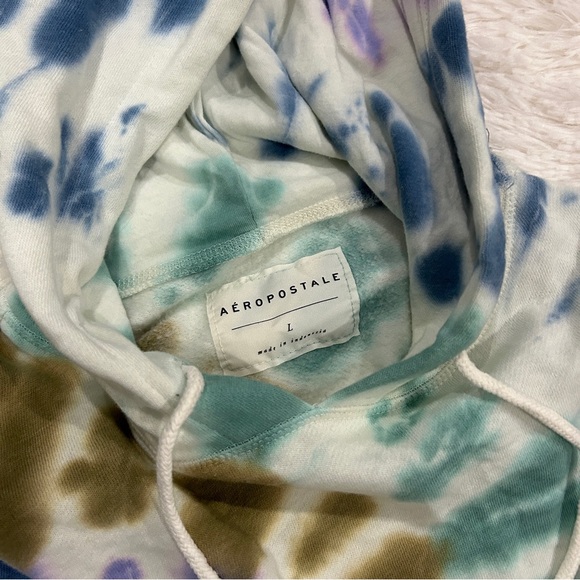 Tie-Dye Cropped Boyfriend Hoodie and Sweatpants. New - Picture 5 of 10